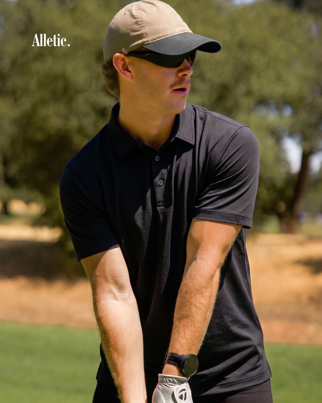 Black DRY-FIT Polo Shirt